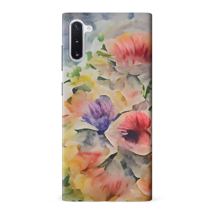 Samsung Galaxy Note 10 Whimsical Blooms Painted Flowers Phone Case