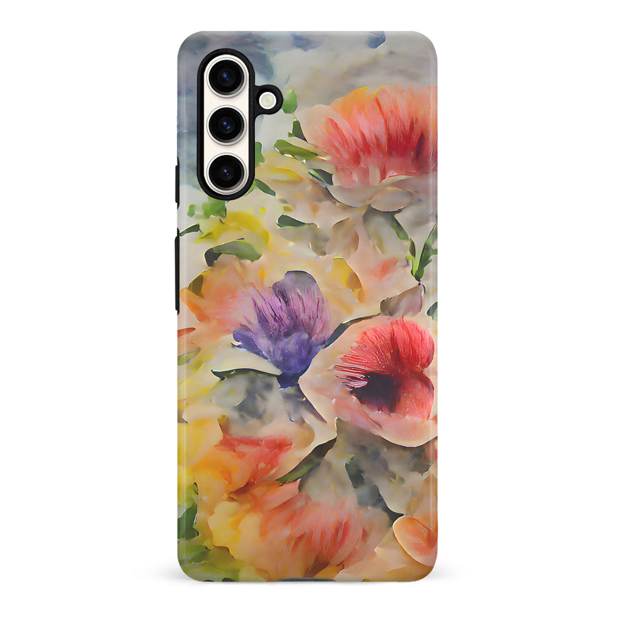 Samsung Galaxy S23 FE Whimsical Blooms Painted Flowers Phone Case