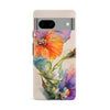Google Pixel 8A Pastel Painted Petals Phone Case