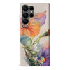 Samsung Galaxy S22 Ultra Pastel Painted Petals Phone Case