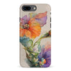 iPhone 8 Plus Pastel Painted Petals Phone Case