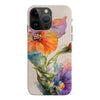 iPhone 15 Pro Max Pastel Painted Petals Phone Case