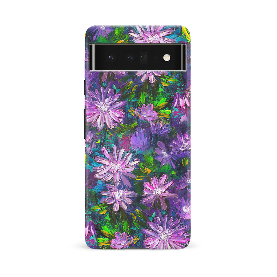 Google Pixel 4 Kaleidoscope Painted Flowers Phone Case