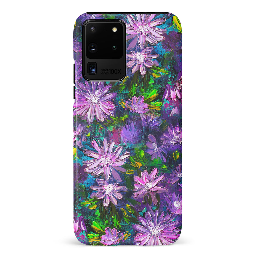 Samsung Galaxy Note 20 Ultra Kaleidoscope Painted Flowers Phone Case