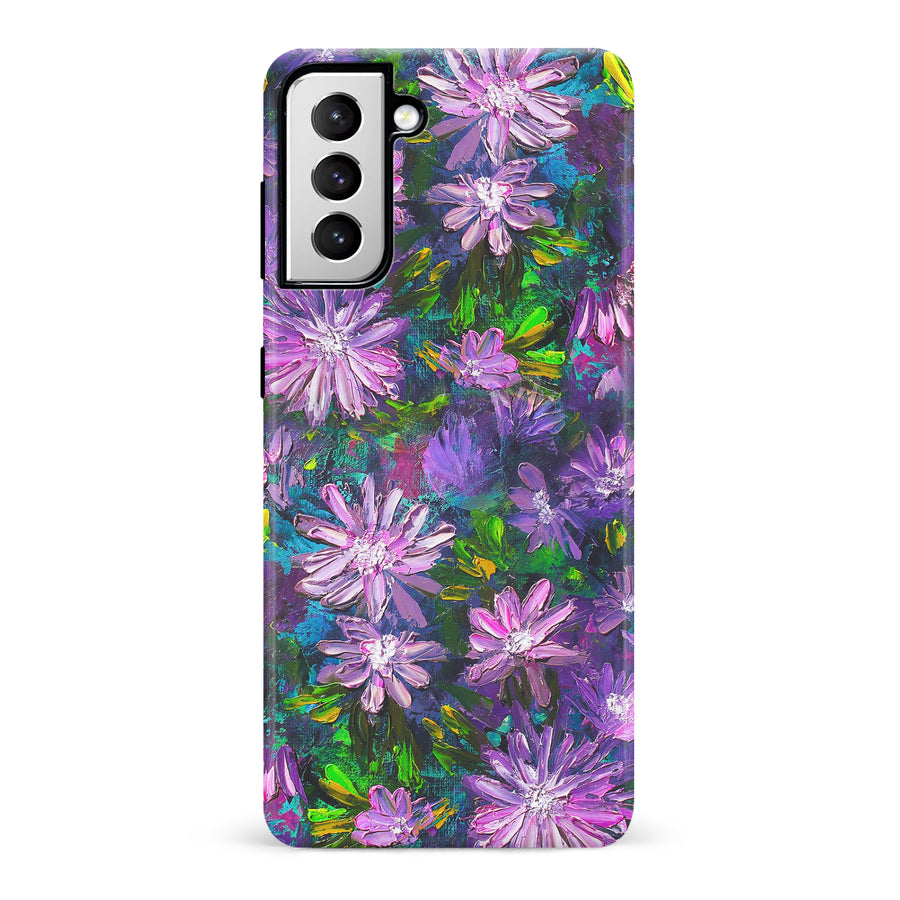 Samsung Galaxy S10e Kaleidoscope Painted Flowers Phone Case