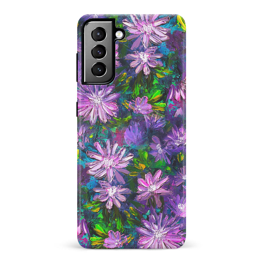 Samsung Galaxy S10 Plus Kaleidoscope Painted Flowers Phone Case