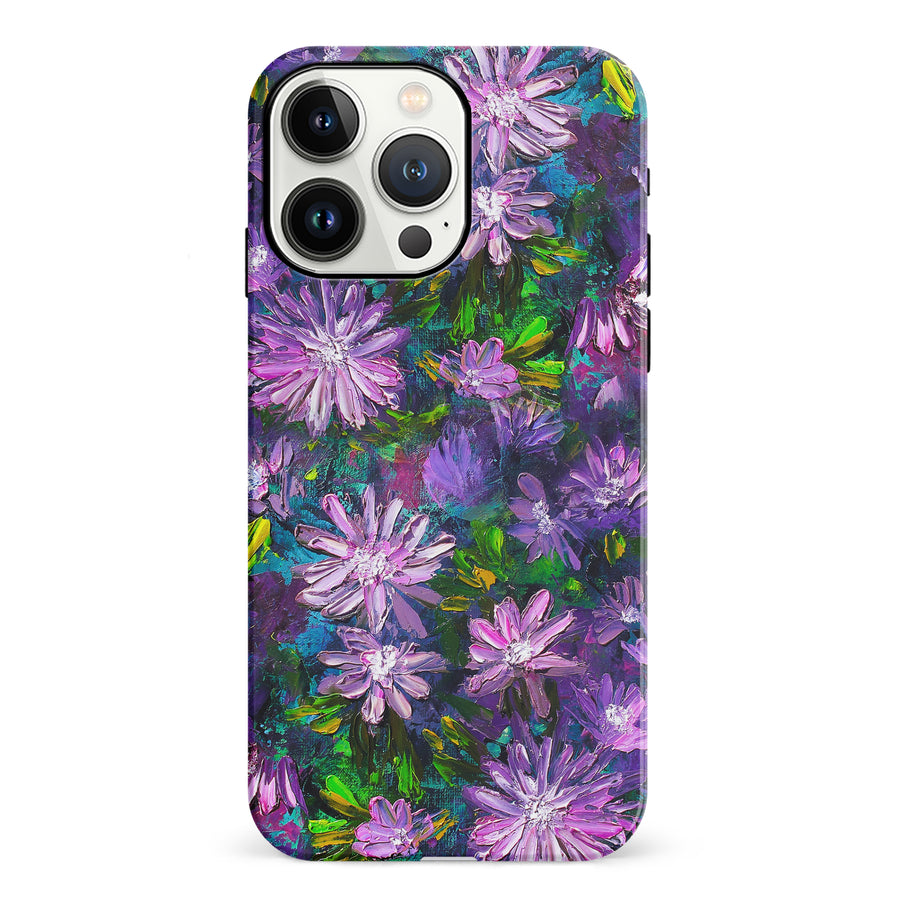 iPhone 12 Kaleidoscope Painted Flowers Phone Case