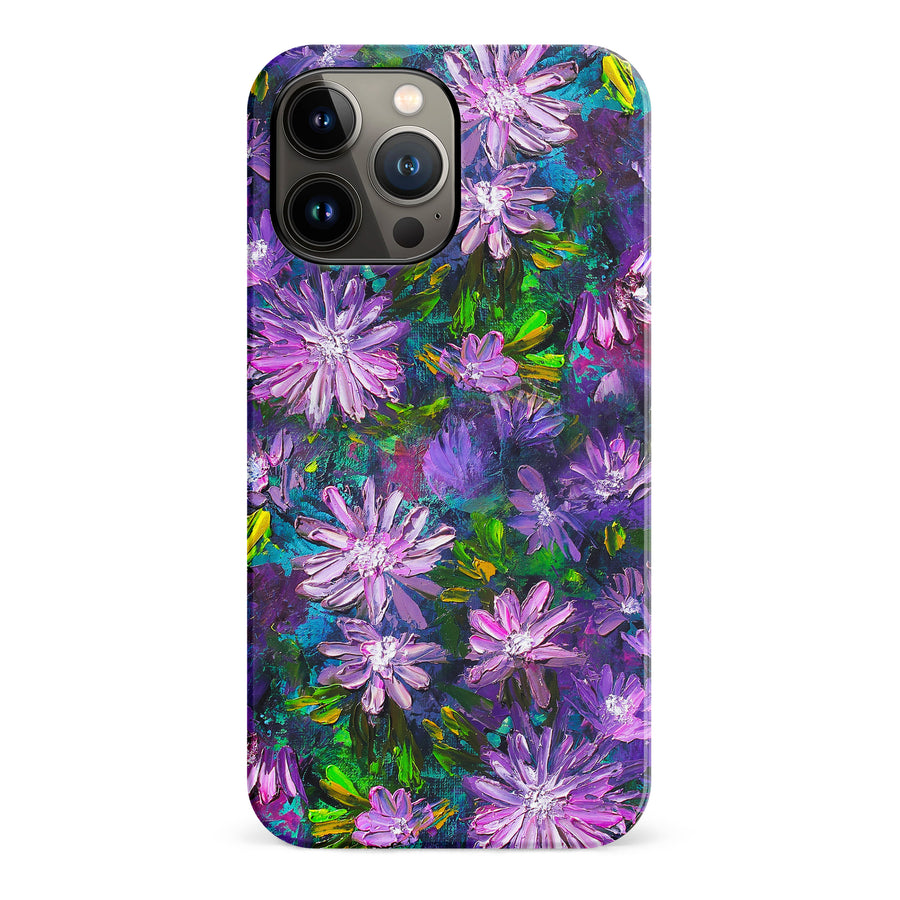 iPhone 13 Kaleidoscope Painted Flowers Phone Case