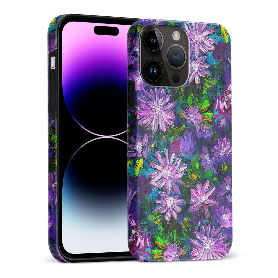 iPhone 15 Pro Max Kaleidoscope Painted Flowers Phone Case