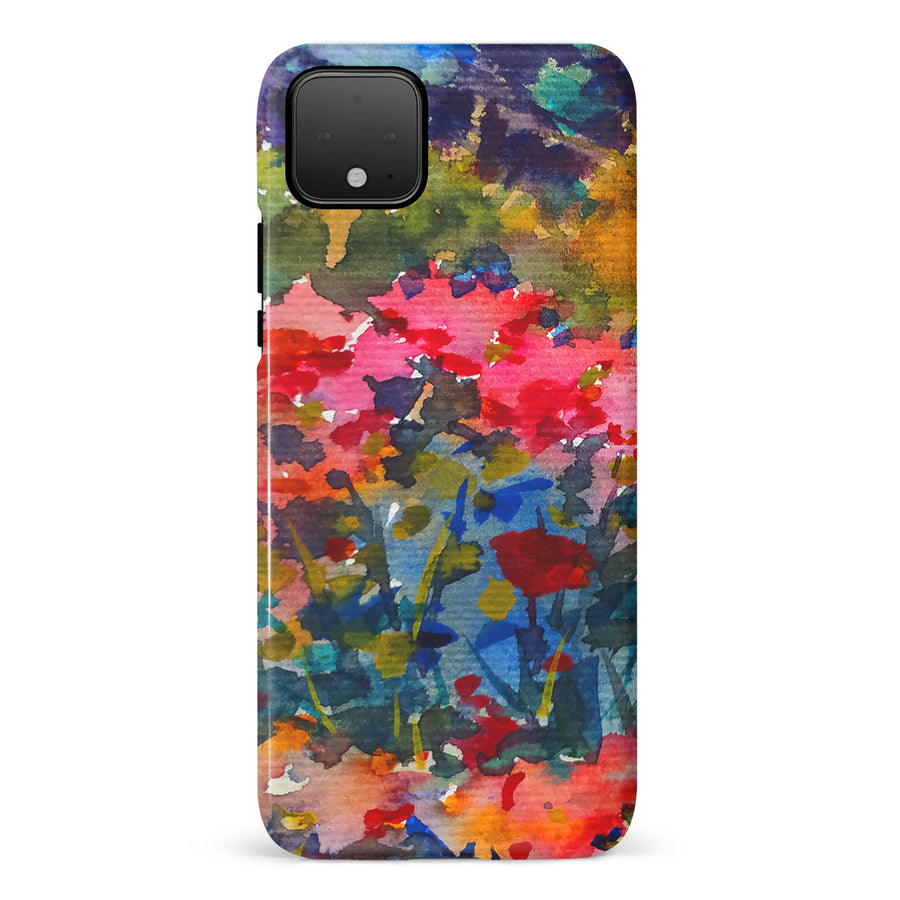 Google Pixel 4 Painted Wildflowers Phone Case
