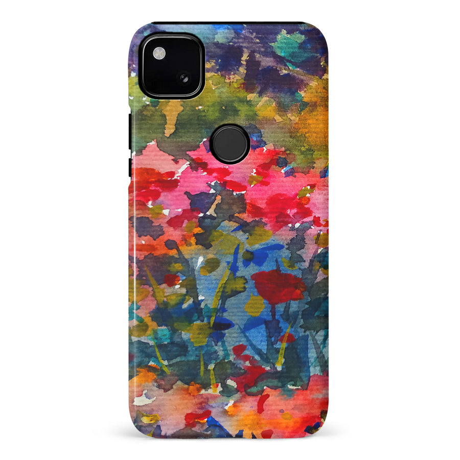 Google Pixel 4A Painted Wildflowers Phone Case