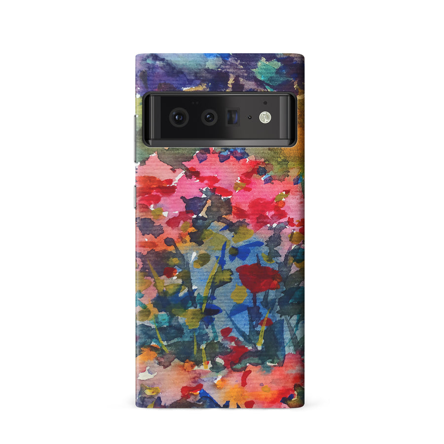 Google Pixel 6 Painted Wildflowers Phone Case
