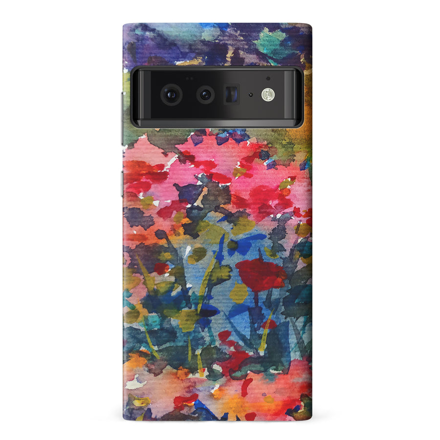 Google Pixel 6 Pro Painted Wildflowers Phone Case