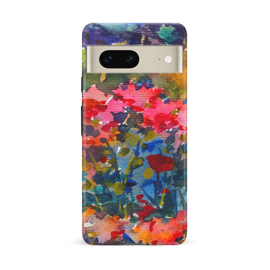 Google Pixel 7 Painted Wildflowers Phone Case