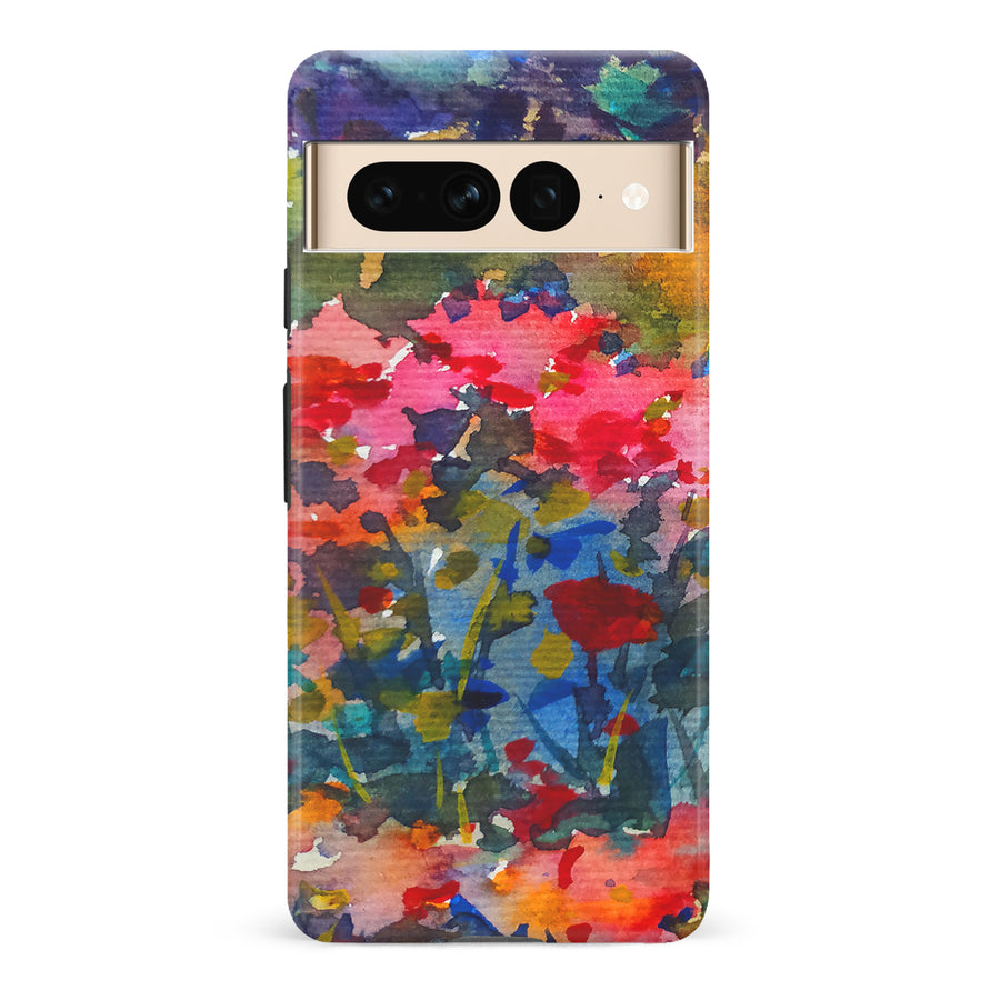 Google Pixel 7 Pro Painted Wildflowers Phone Case