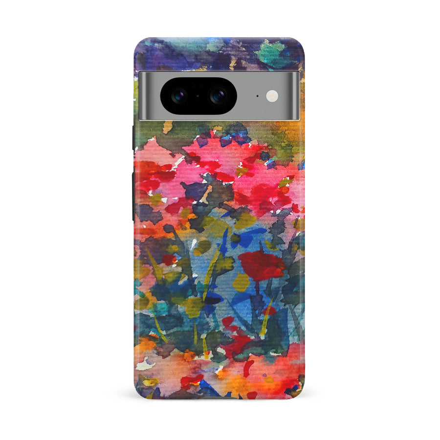 Google Pixel 8 Painted Wildflowers Phone Case