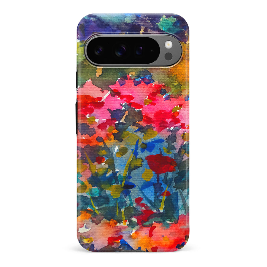 Google Pixel 9 Pro Painted Wildflowers Phone Case