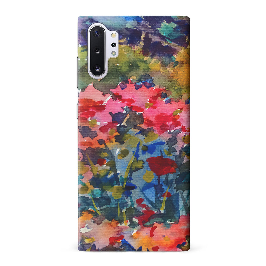 Samsung Galaxy Note 10 Plus Painted Wildflowers Phone Case