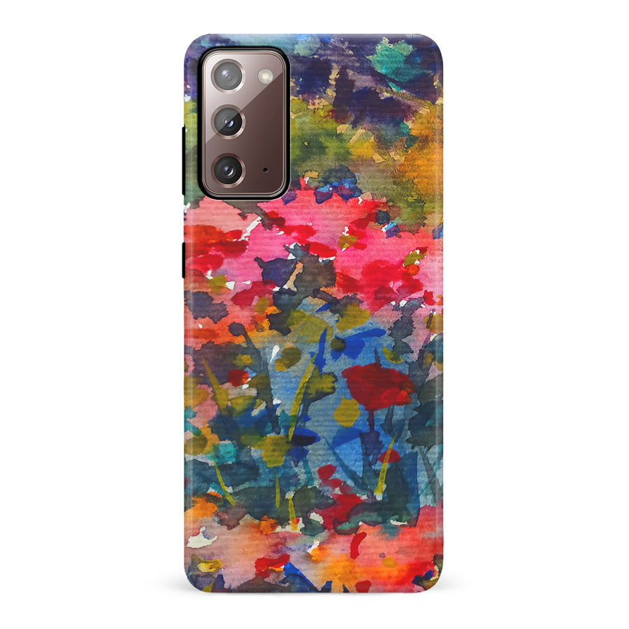 Samsung Galaxy Note 20 Painted Wildflowers Phone Case