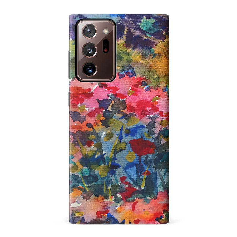 Samsung Galaxy Note 20 Ultra Painted Wildflowers Phone Case