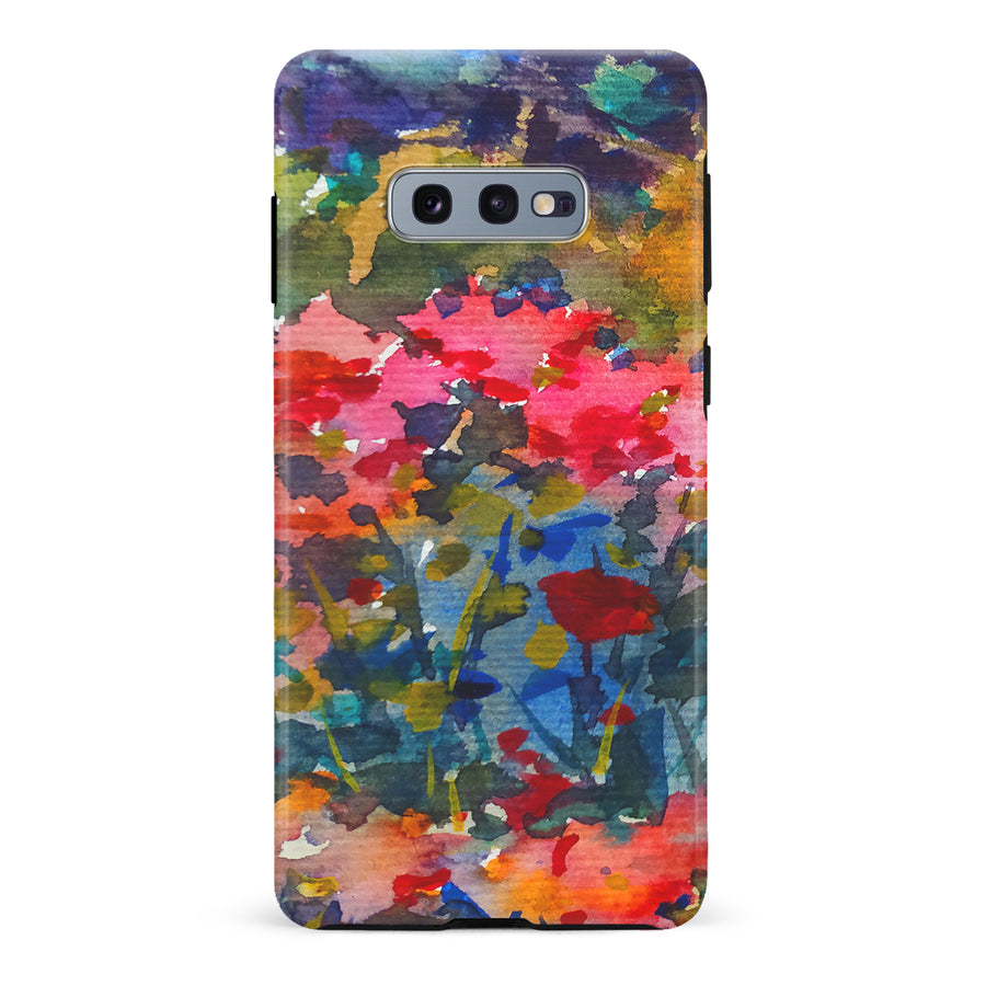 Samsung Galaxy S10e Painted Wildflowers Phone Case