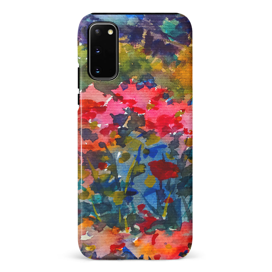 Samsung Galaxy S20 Painted Wildflowers Phone Case