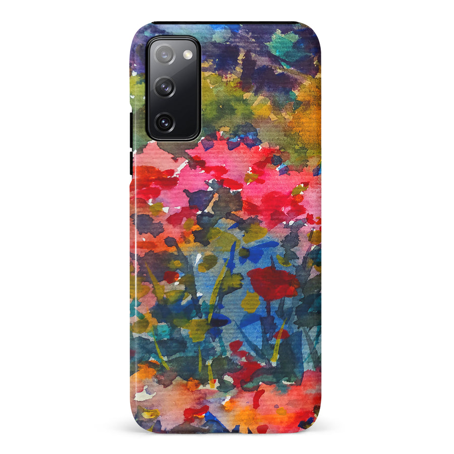 Samsung Galaxy S20 FE Painted Wildflowers Phone Case