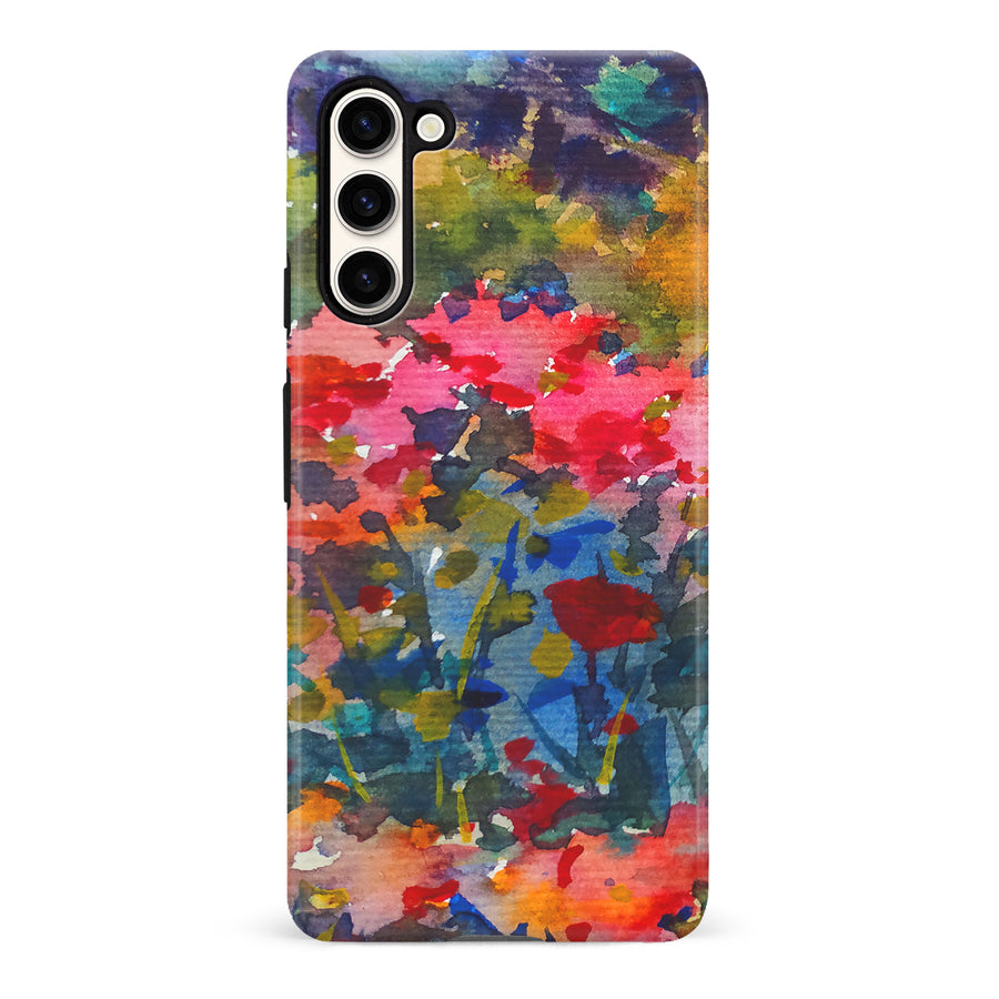 Samsung Galaxy S23 Painted Wildflowers Phone Case