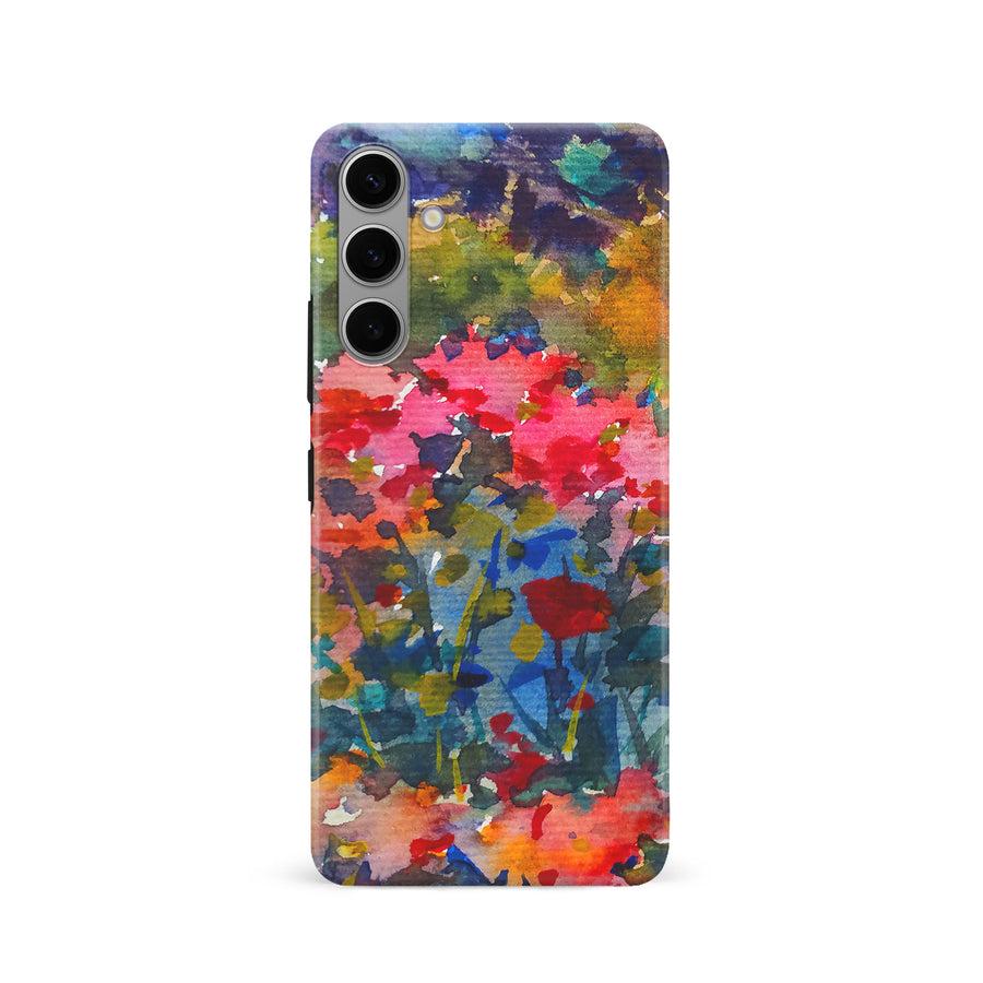 Samsung Galaxy S24 Painted Wildflowers Phone Case