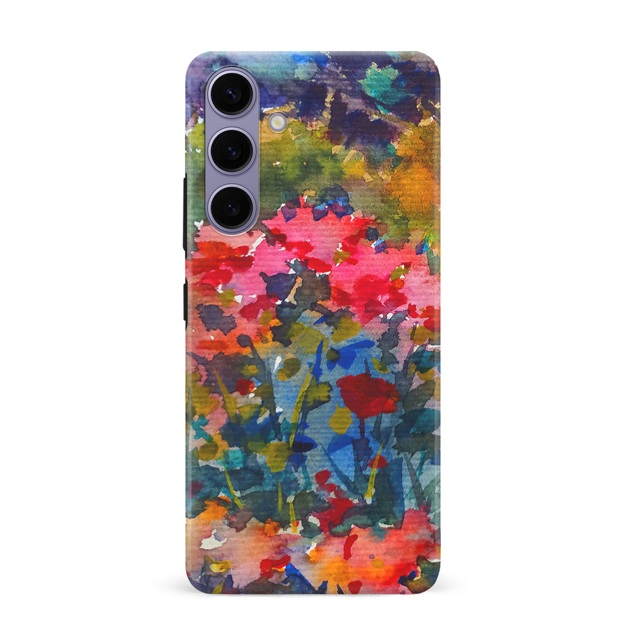 Samsung Galaxy S24 Plus Painted Wildflowers Phone Case