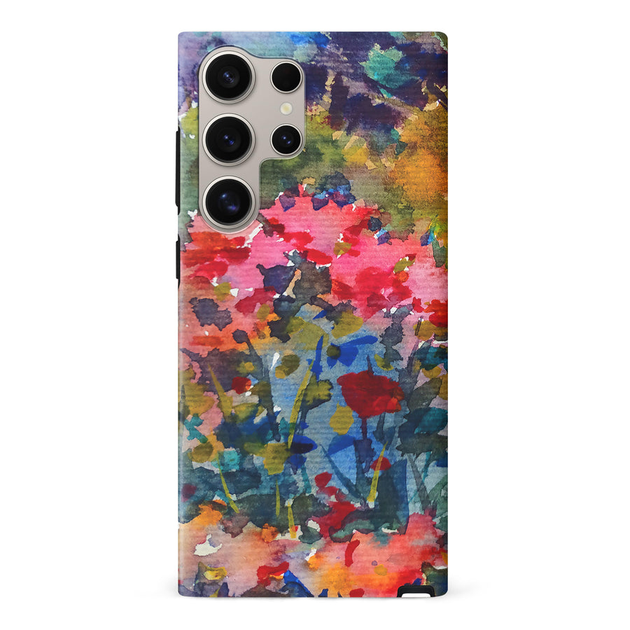 Samsung Galaxy S24 Ultra Painted Wildflowers Phone Case