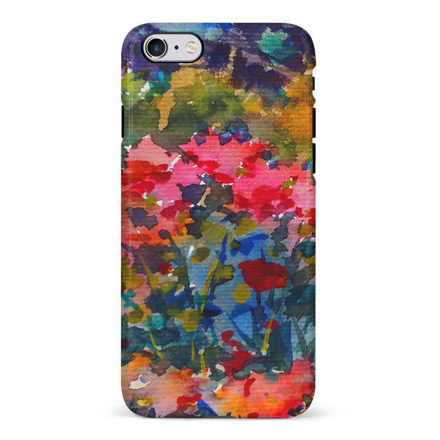 iPhone 6S Plus Painted Wildflowers Phone Case