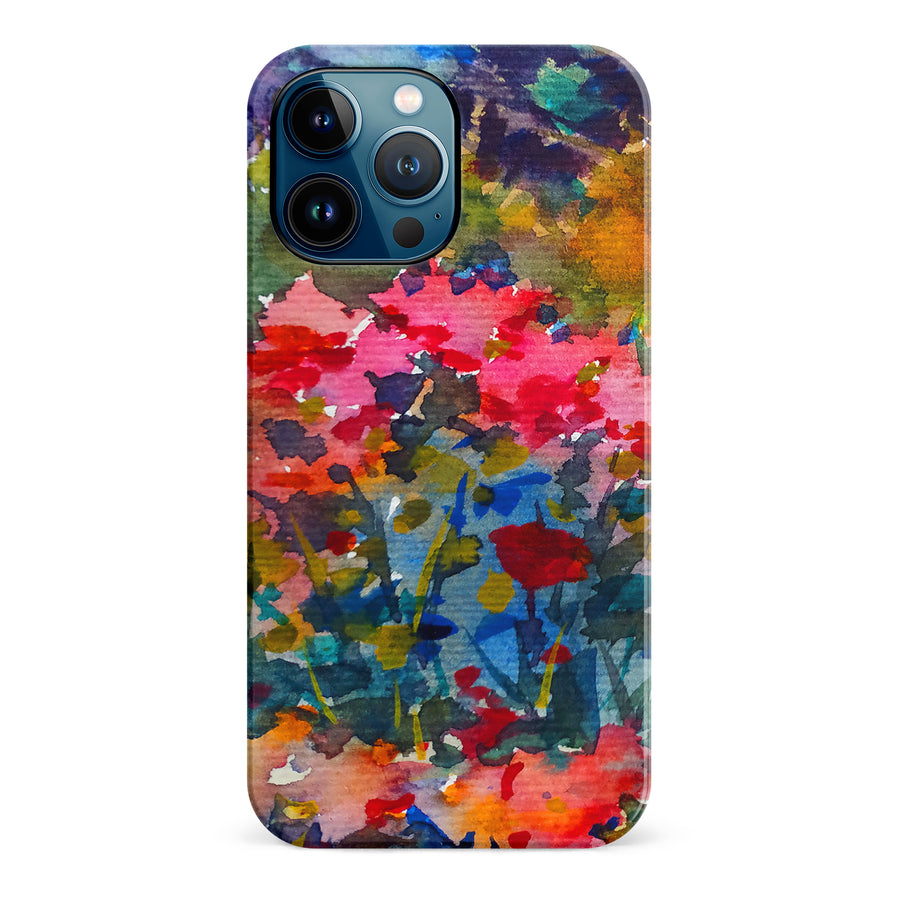 iPhone 12 Pro Max Painted Wildflowers Phone Case