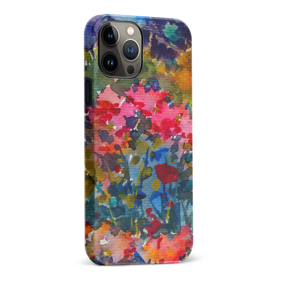 iPhone 13 Pro Max Painted Wildflowers Phone Case