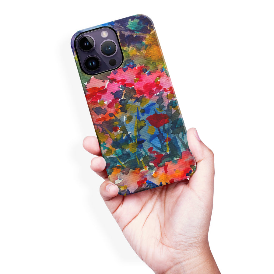 iPhone 14 Pro Max Painted Wildflowers Phone Case
