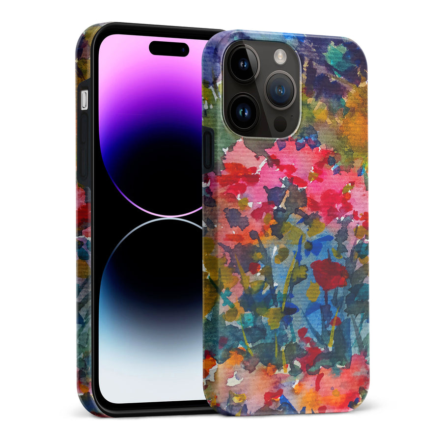 iPhone 15 Pro Max Painted Wildflowers Phone Case