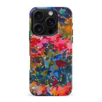 iPhone 16 Pro Max Painted Wildflowers Phone Case