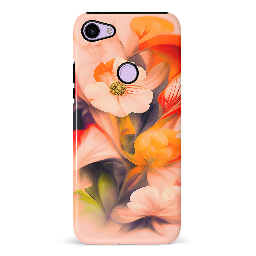 Google Pixel 3 Tranquil Painted Orchids Phone Case