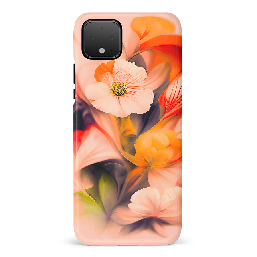 Google Pixel 4 Tranquil Painted Orchids Phone Case