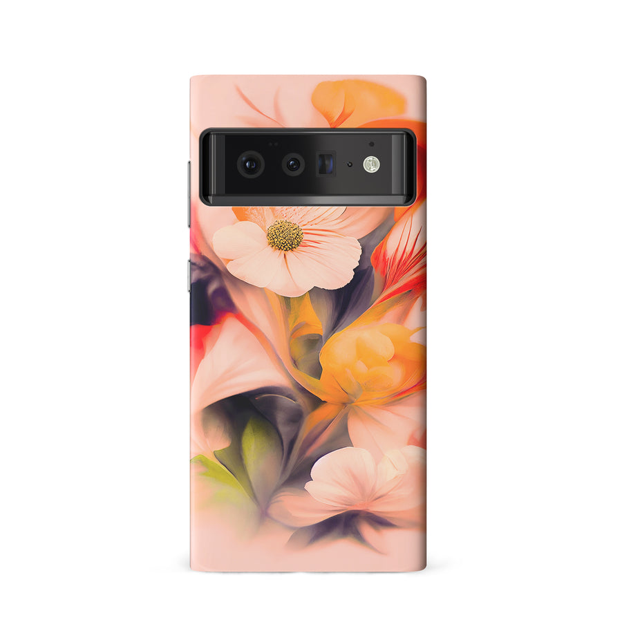 Google Pixel 6 Tranquil Painted Orchids Phone Case
