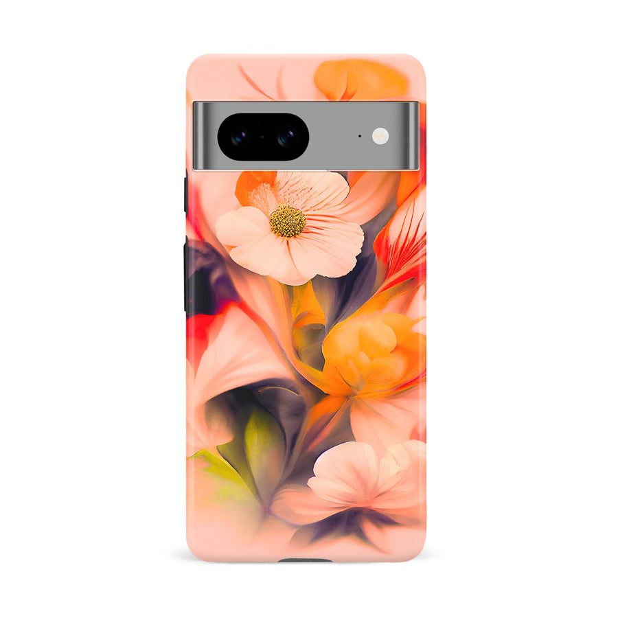 Google Pixel 8A Tranquil Painted Orchids Phone Case