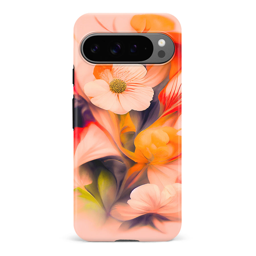 Google Pixel 9 Pro Tranquil Painted Orchids Phone Case