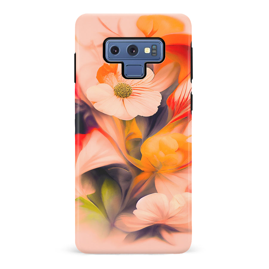 Samsung Galaxy Note 9 Tranquil Painted Orchids Phone Case