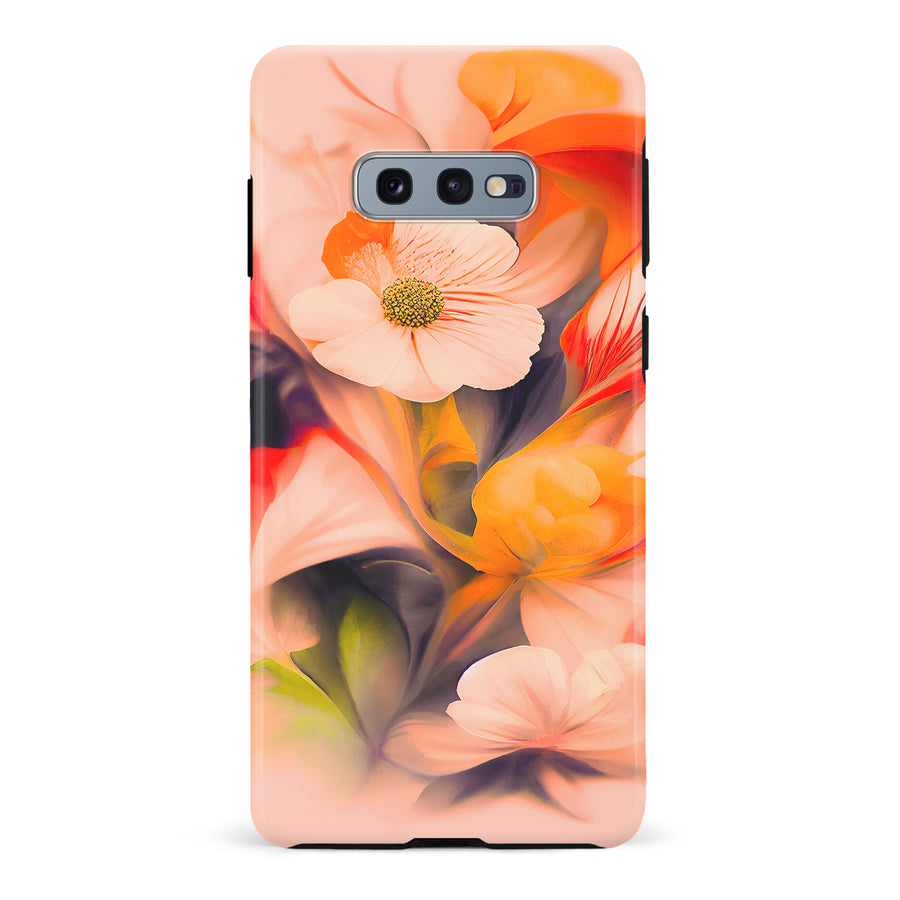 Samsung Galaxy S10e Tranquil Painted Orchids Phone Case