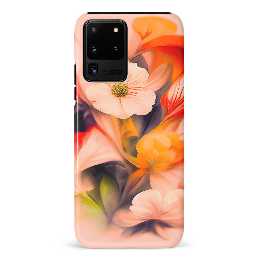 Samsung Galaxy S20 Ultra Tranquil Painted Orchids Phone Case