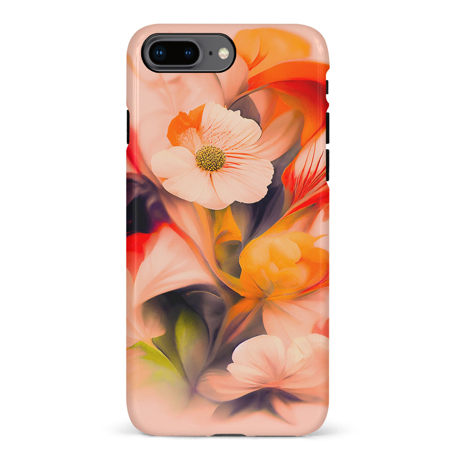 iPhone 8 Plus Tranquil Painted Orchids Phone Case