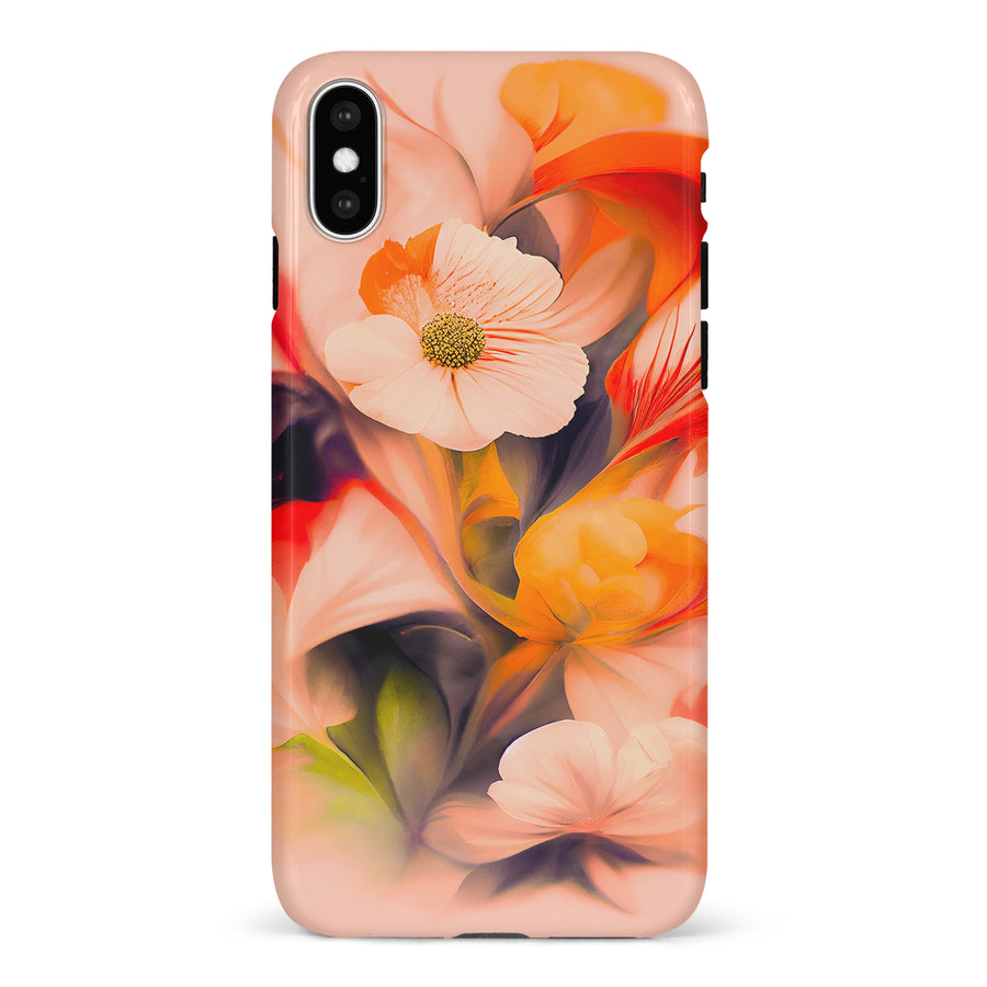 iPhone X/XS Tranquil Painted Orchids Phone Case