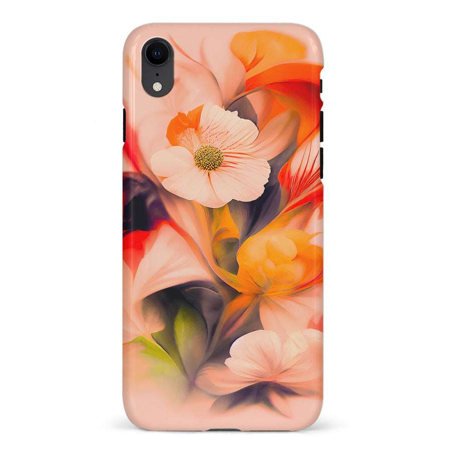 iPhone XR Tranquil Painted Orchids Phone Case