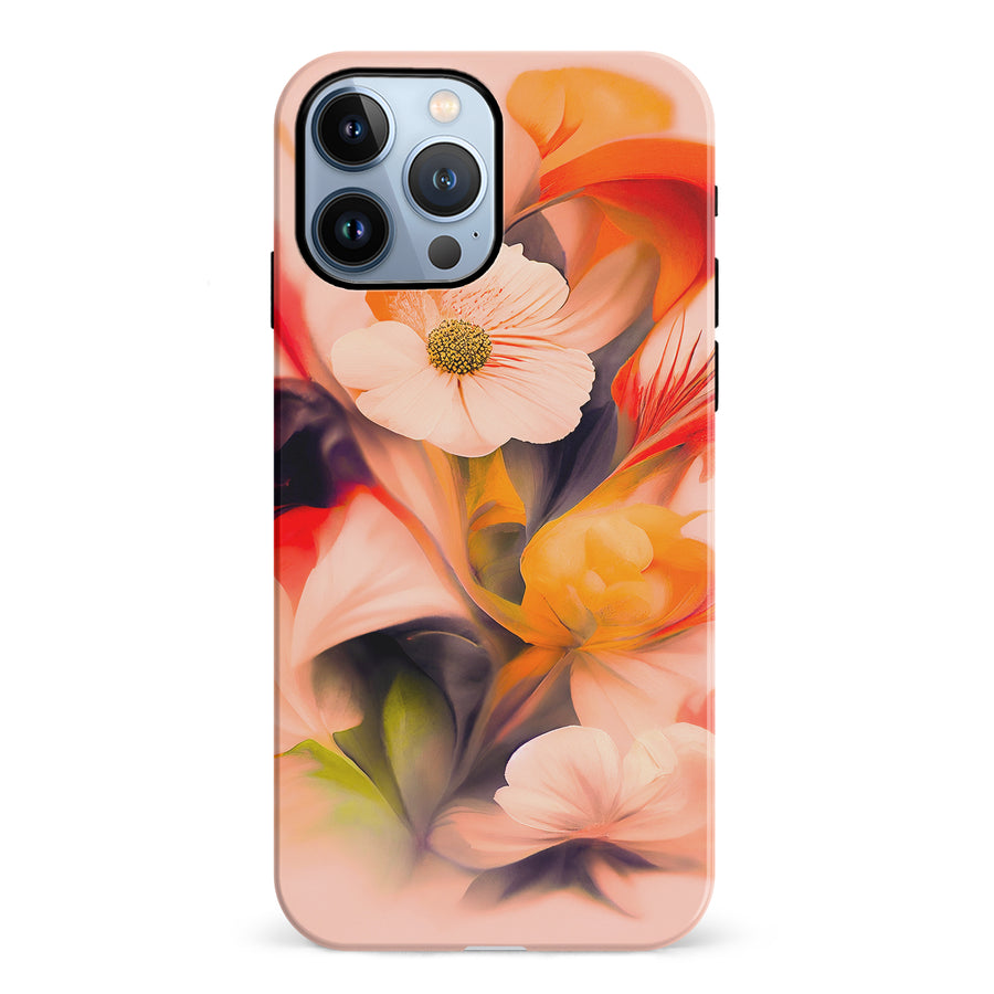 iPhone 12 Pro Tranquil Painted Orchids Phone Case