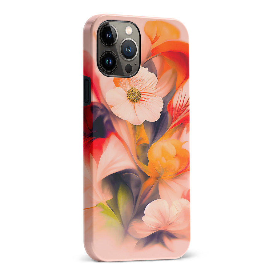 iPhone 13 Pro Max Tranquil Painted Orchids Phone Case